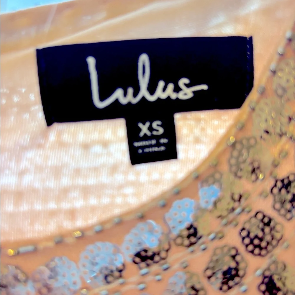 Lulus Pink & Silver Sparkle cocktail dress - Picture 3 of 7